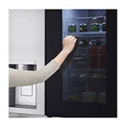 LG Americká chladni?ka LG | E | 635 l | Lineární kompresor | InstaView Door-in-Door?, GSXV91MBAE