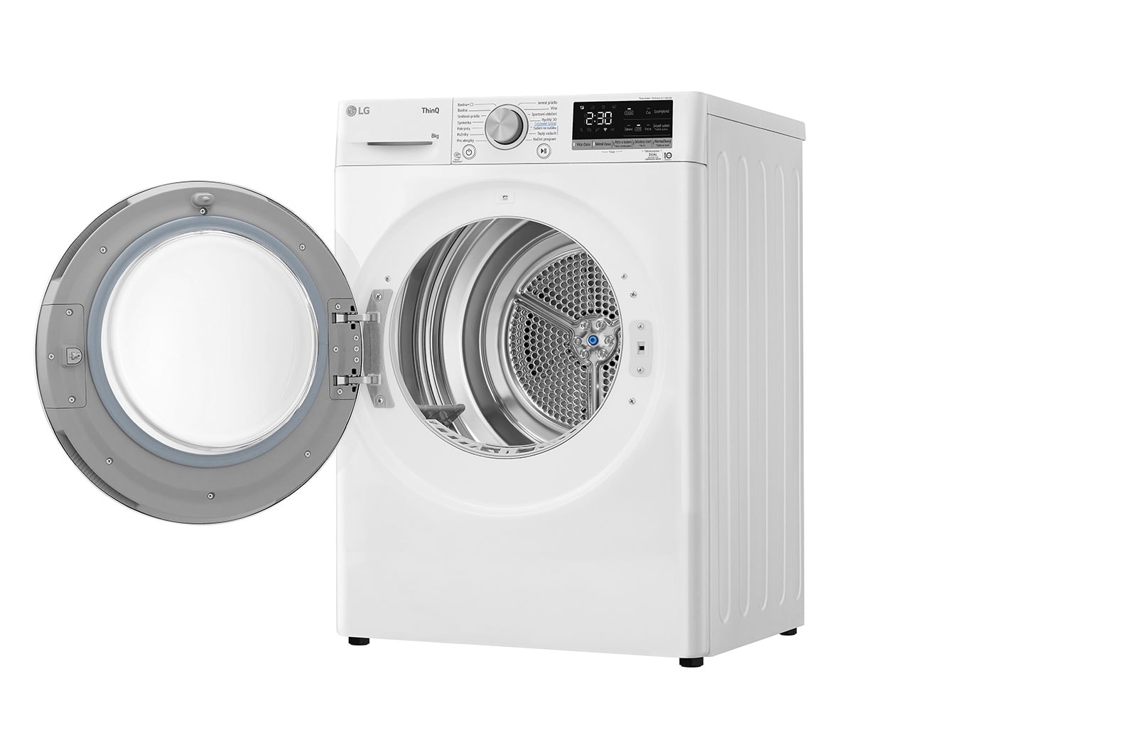 LG Su?i?ka LG | 8 kg | DUAL Inverter Heat Pump? |ThinQ?|Bílá, RC81V9AV4N