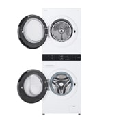 LG WashTower | 12 / 10 kg |1400 ot./min | AI DD? | TurboWash?360°|Bílá, WT1210WWF