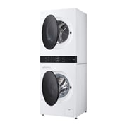 LG WashTower | 12 / 10 kg |1400 ot./min | AI DD? | TurboWash?360°|Bílá, WT1210WWF