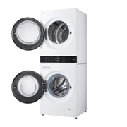 LG WashTower | 12 / 10 kg |1400 ot./min | AI DD? | TurboWash?360°|Bílá, WT1210WWF