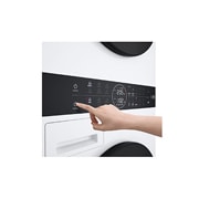 LG WashTower | 12 / 10 kg |1400 ot./min | AI DD? | TurboWash?360°|Bílá, WT1210WWF