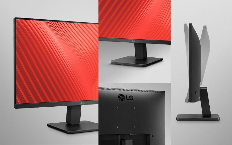 Tento displej má tenky ráme?ek na t?ech stranách a monitor nabízí mo?nost nastavení sklonu.