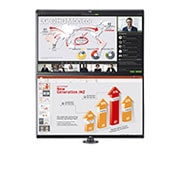 LG Monitor Ergo Dual 27", rozli?ení QHD s Daisy Chain, 27QP88DP-BS