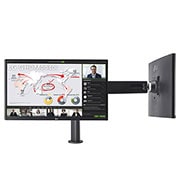 LG Monitor Ergo Dual 27", rozli?ení QHD s Daisy Chain, 27QP88DP-BS
