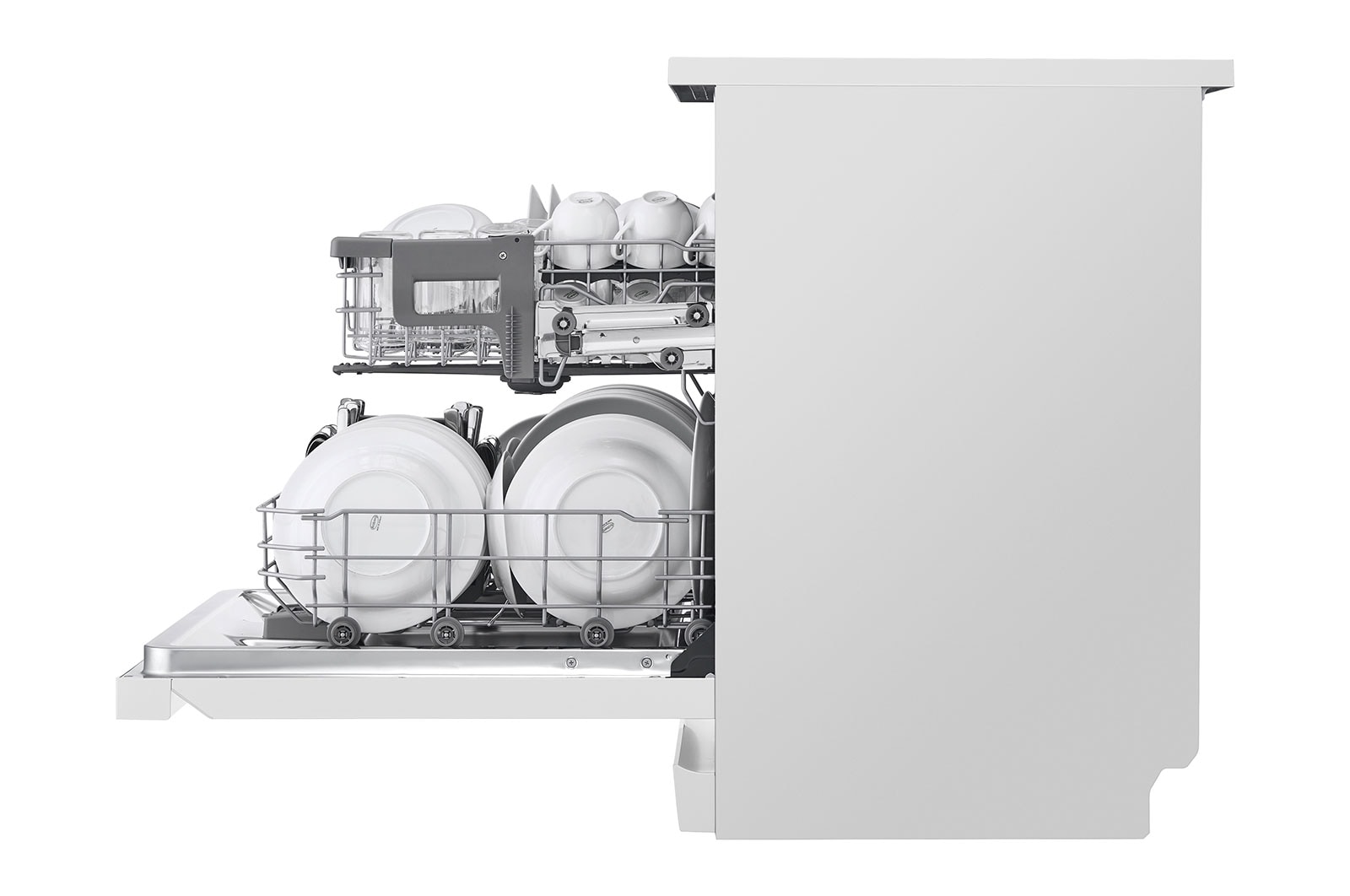 LG Volně stojící parní my?ka nádobí LG| D | Inverter Direct Drive? motor | True Steam?, DF242FWS