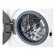 LG Slim parní pra?ka LG |7 kg | D | 1200 ot./min | Direct Drive? | Bílá + ?erná dví?ka, F27V3HY6W