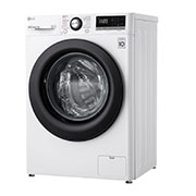 LG Slim parní pra?ka LG |7 kg | D | 1200 ot./min | Direct Drive? | Bílá + ?erná dví?ka, F27V3HY6W