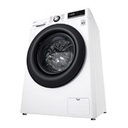 LG Slim parní pra?ka LG |7 kg | D | 1200 ot./min | Direct Drive? | Bílá + ?erná dví?ka, F27V3HY6W