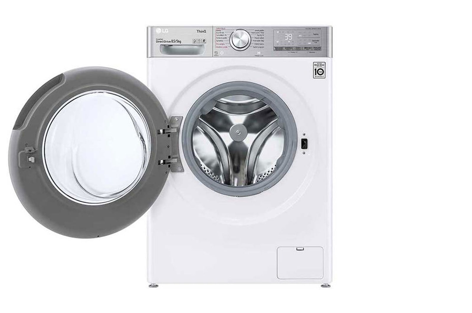 LG Slim parní pra?ka / su?i?ka LG | 8,5 / 5 kg | 1200 ot./min | TurboWash?360° |Bílá, F2DV9S8H2