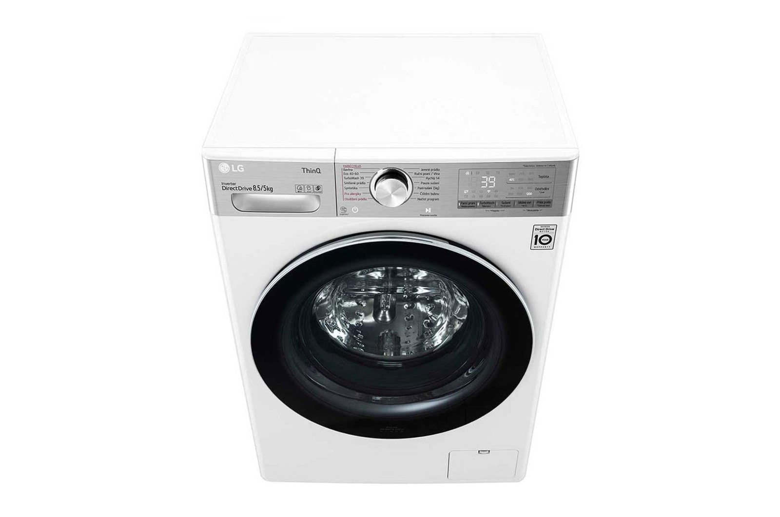 LG Slim parní pra?ka / su?i?ka LG | 8,5 / 5 kg | 1200 ot./min | TurboWash?360° |Bílá, F2DV9S8H2
