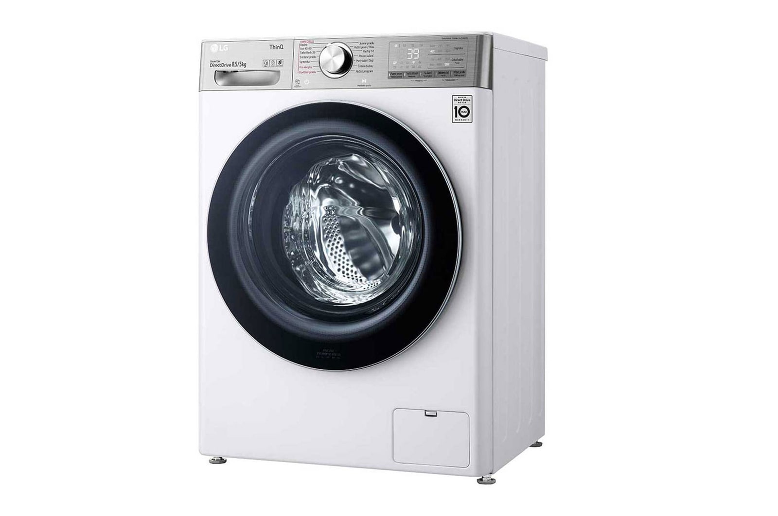 LG Slim parní pra?ka / su?i?ka LG | 8,5 / 5 kg | 1200 ot./min | TurboWash?360° |Bílá, F2DV9S8H2