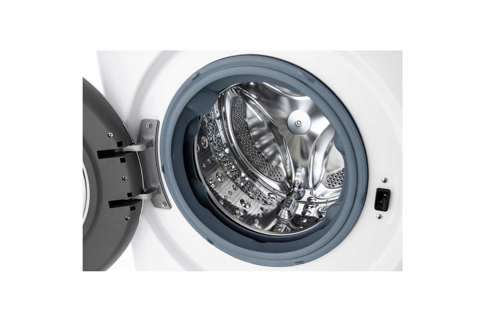 LG 10,5 kg parní pra?ka, Direct Drive? motor, neomezené mno?ství pracích pohyb?, parní praní Steam+?, TurboWash?360°, ThinQ+WiFi, F610V10RW2W