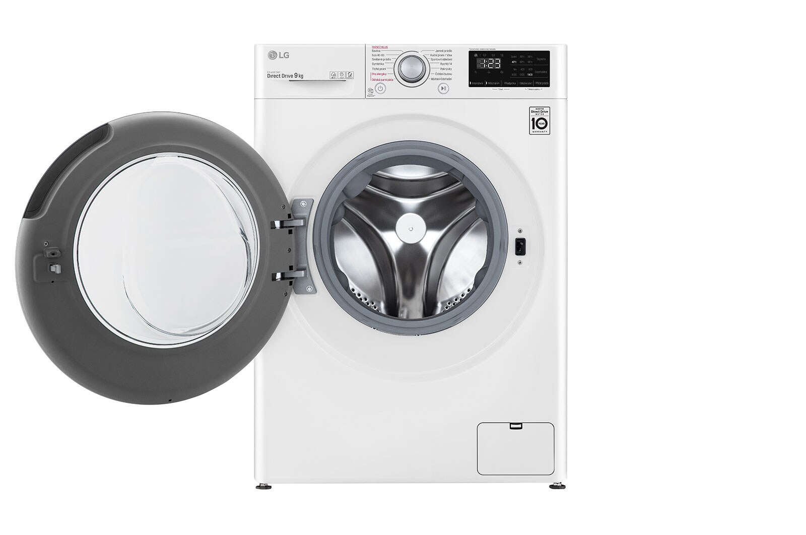 LG 9 kg parní pra?ka LG | A | 1400 ot./min | Direct Drive? | AI DD?, FA4TURBO9E
