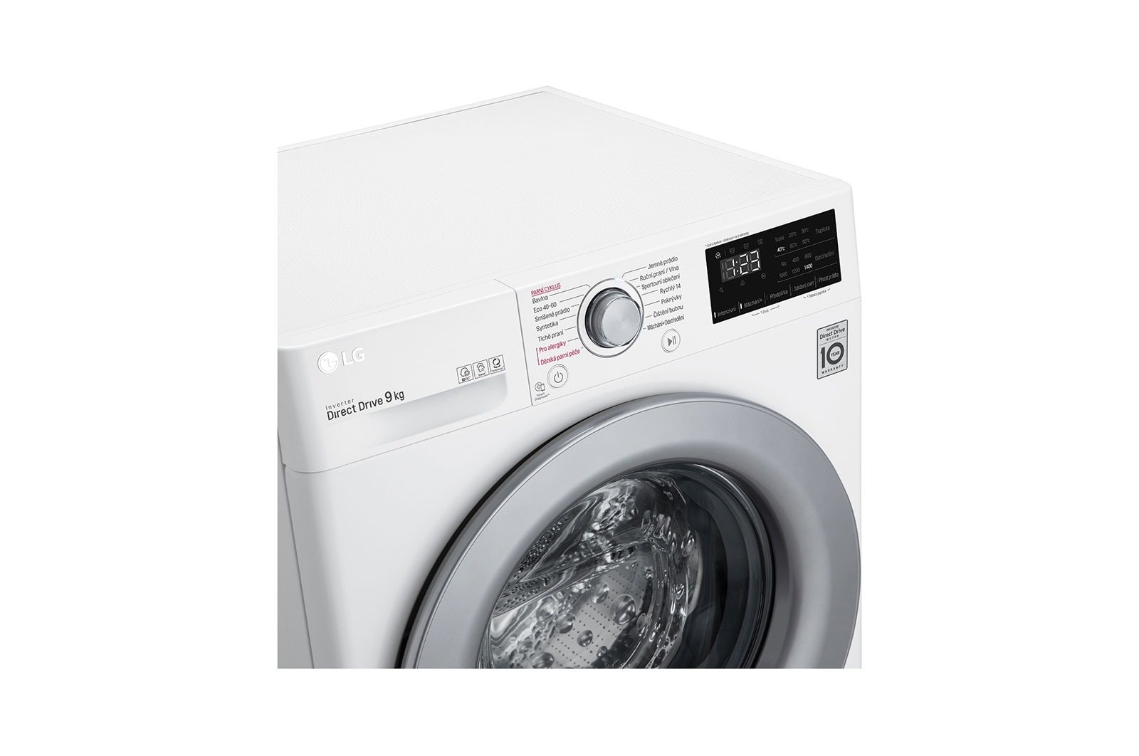 LG 9 kg parní pra?ka LG | A | 1400 ot./min | Direct Drive? | AI DD?, FA4TURBO9E