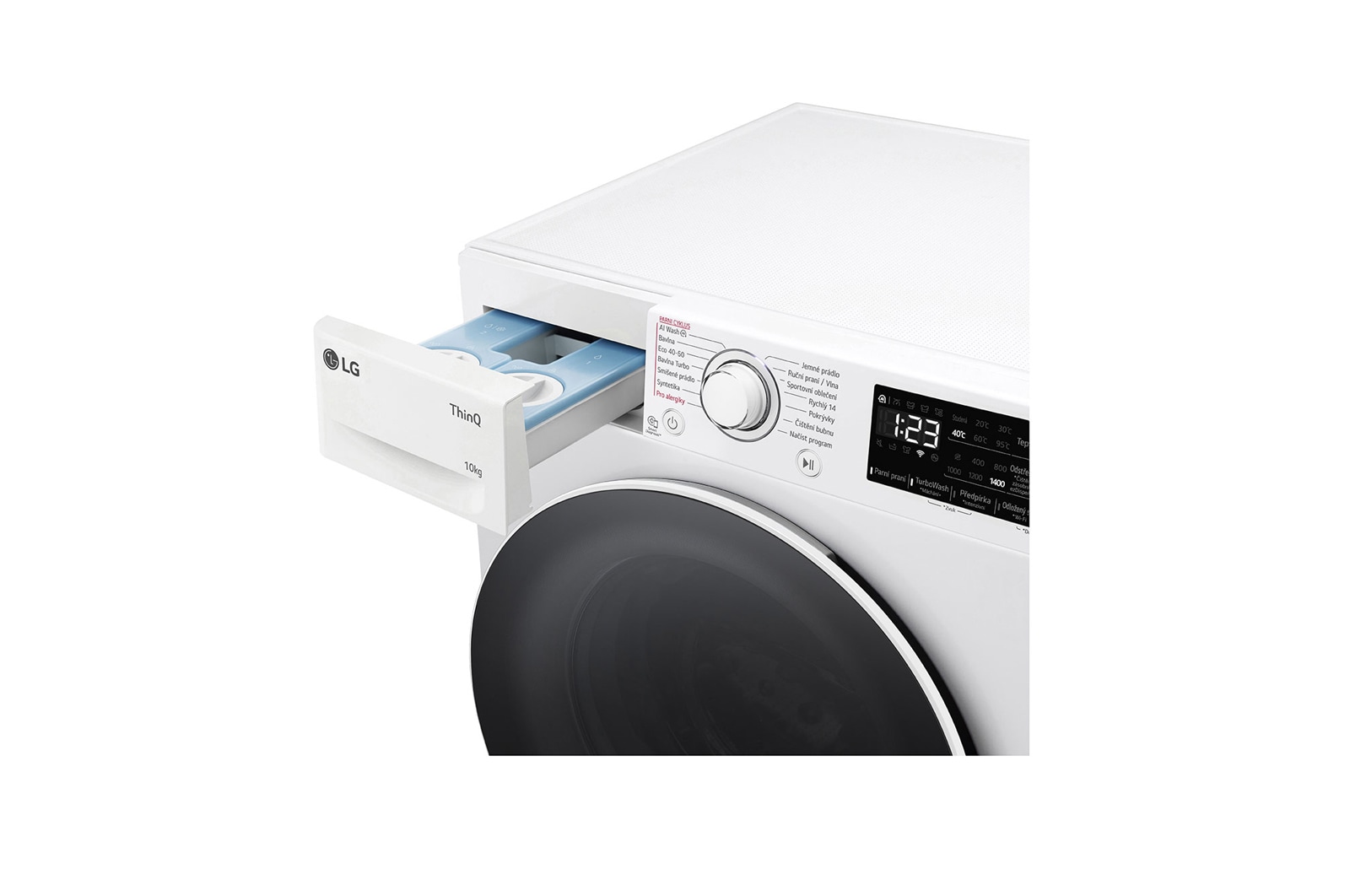 LG Parní pra?ka LG | 10 kg | A | 1400 ot./min | Direct Drive? | AI DD? |Bílá, FASR3A04WW
