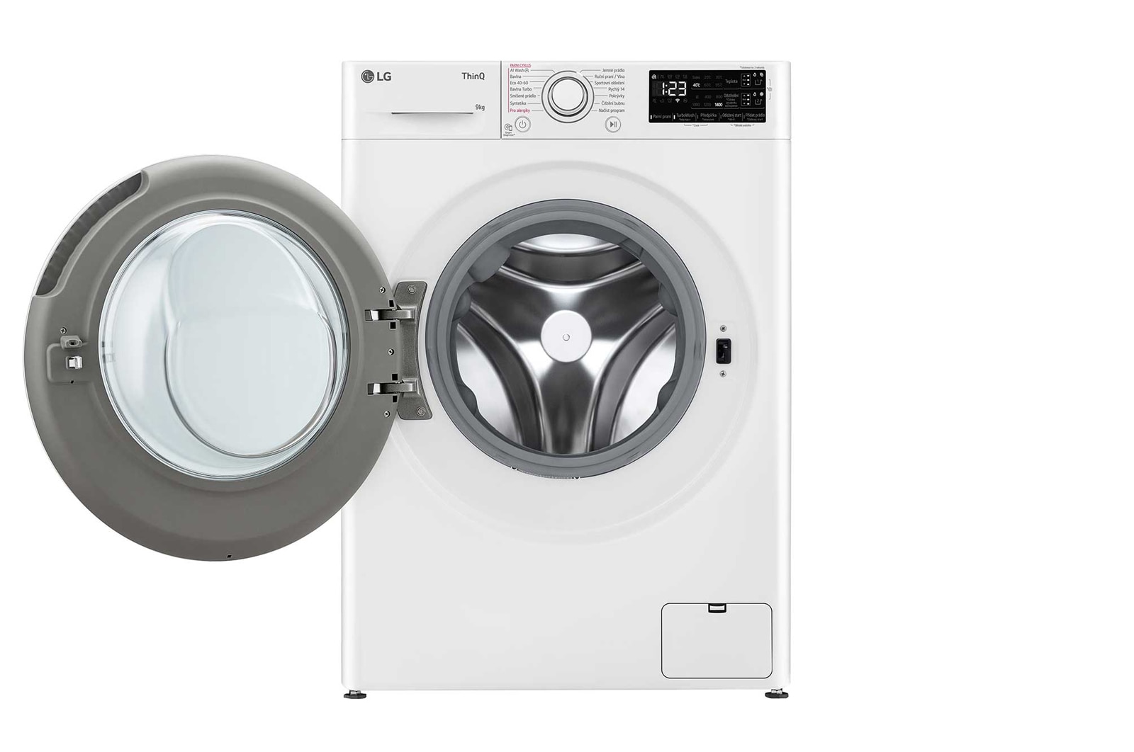 LG Parní pra?ka LG | 9 kg | A | 1400 ot./min | Direct Drive? | AI DD? |Bílá, FASR3A94WW