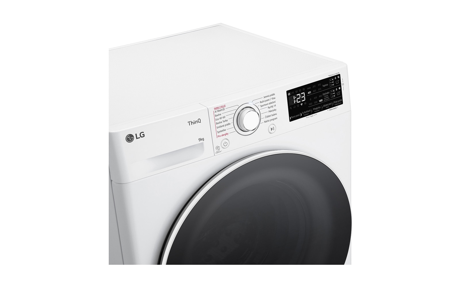 LG Parní pra?ka LG | 9 kg | A | 1400 ot./min | Direct Drive? | AI DD? |Bílá, FASR3A94WW
