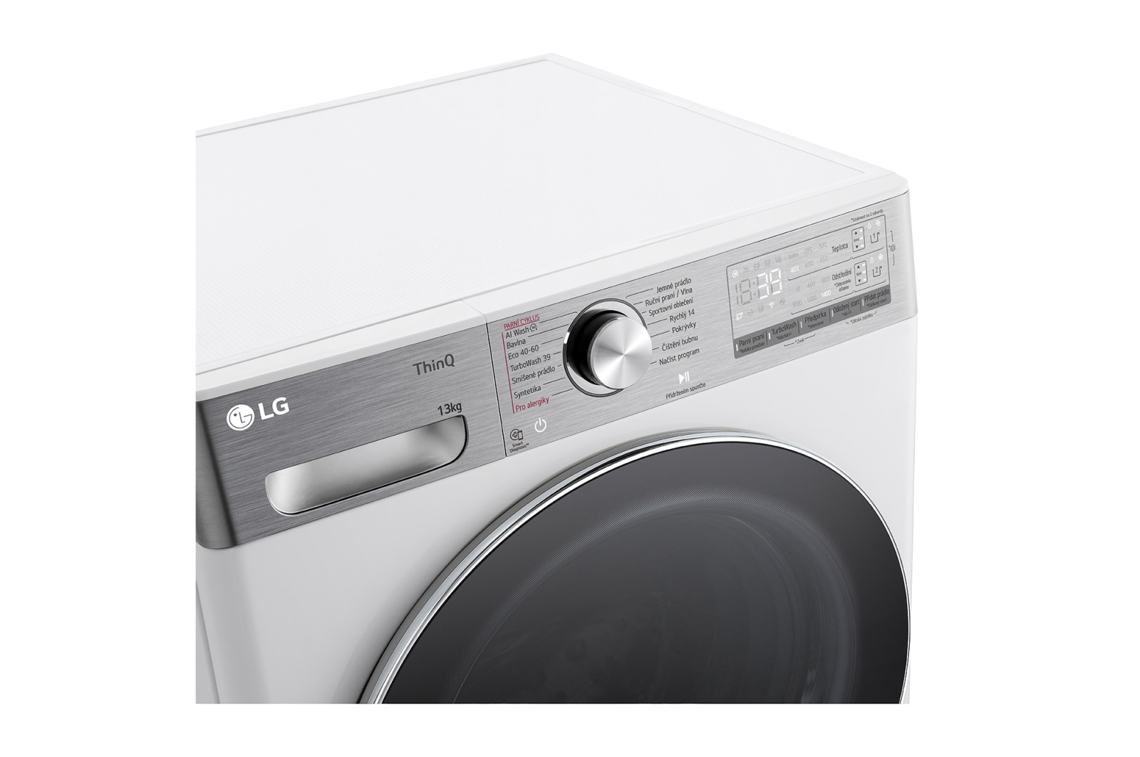 LG Parní pra?ka LG | 13 kg | A | 1400 ot./min | Direct Drive? | AI DD? |Bílá, FASR9A34WC