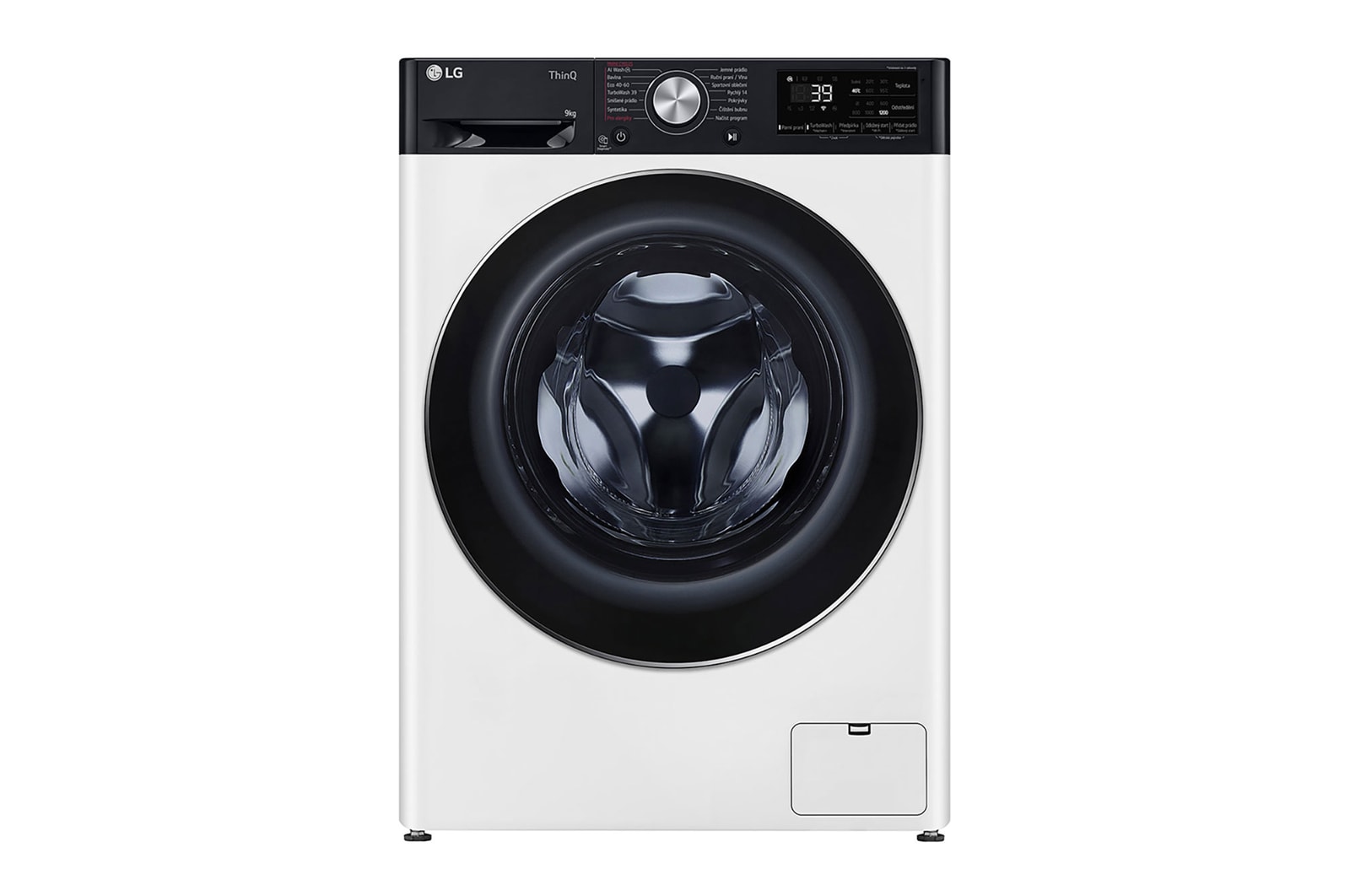LG 9 kg slim parní pra?ka LG | 1200 ot./min | Direct Drive? | AI DD? | TurboWash?360°, FBLR7A92WC, FBLR7A92WC
