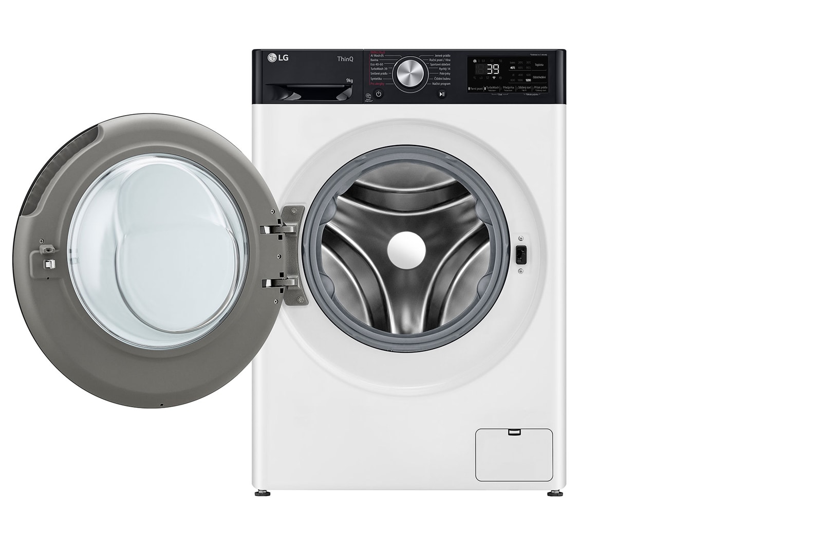 LG Slim parní pra?ka LG | 9 kg | A | 1200 ot./min | TurboWash?360° |Bílá, FBLR7A92WC