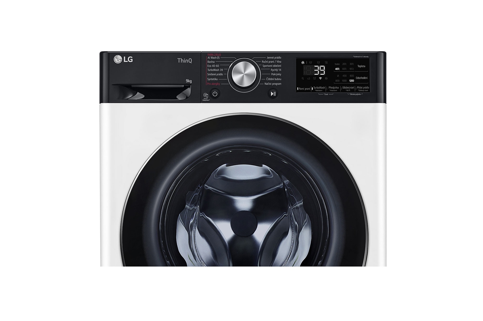 LG Slim parní pra?ka LG | 9 kg | A | 1200 ot./min | TurboWash?360° |Bílá, FBLR7A92WC
