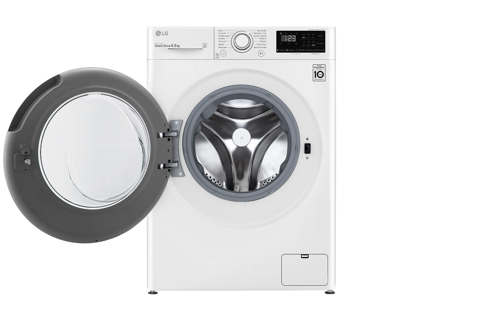LG 6.5 kg slim parní pra?ka, 1200 ot./min, E  (v rozsahu A a? G), Direct Drive?, P?idat prádlo, FW26V2WN3