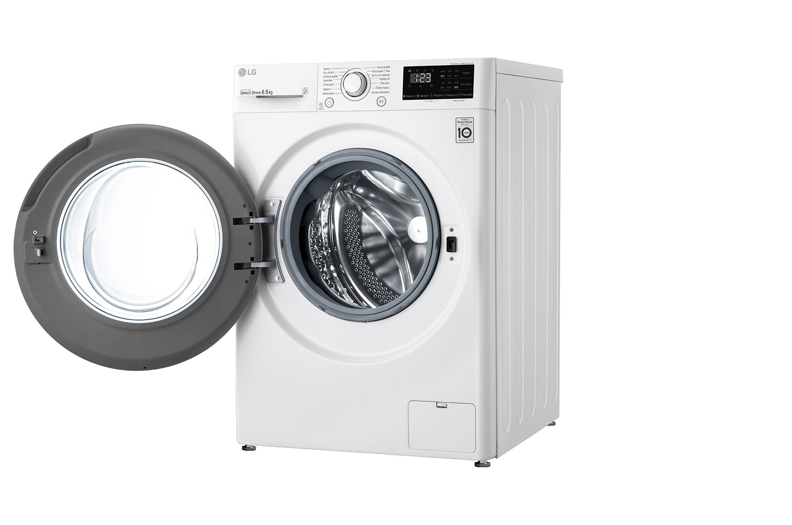 LG 6.5 kg slim parní pra?ka, 1200 ot./min, E  (v rozsahu A a? G), Direct Drive?, P?idat prádlo, FW26V2WN3