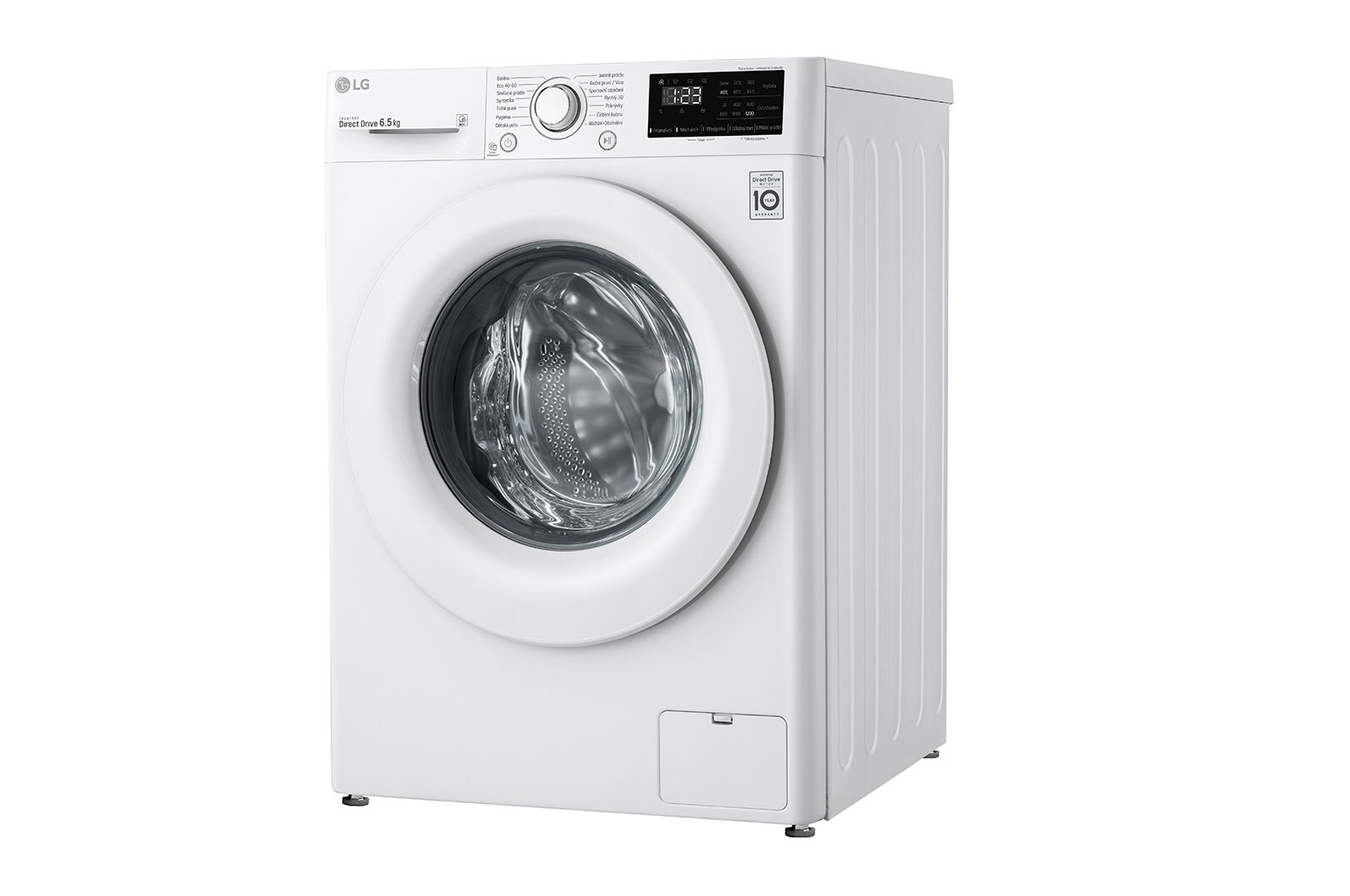 LG 6.5 kg slim parní pra?ka, 1200 ot./min, E  (v rozsahu A a? G), Direct Drive?, P?idat prádlo, FW26V2WN3