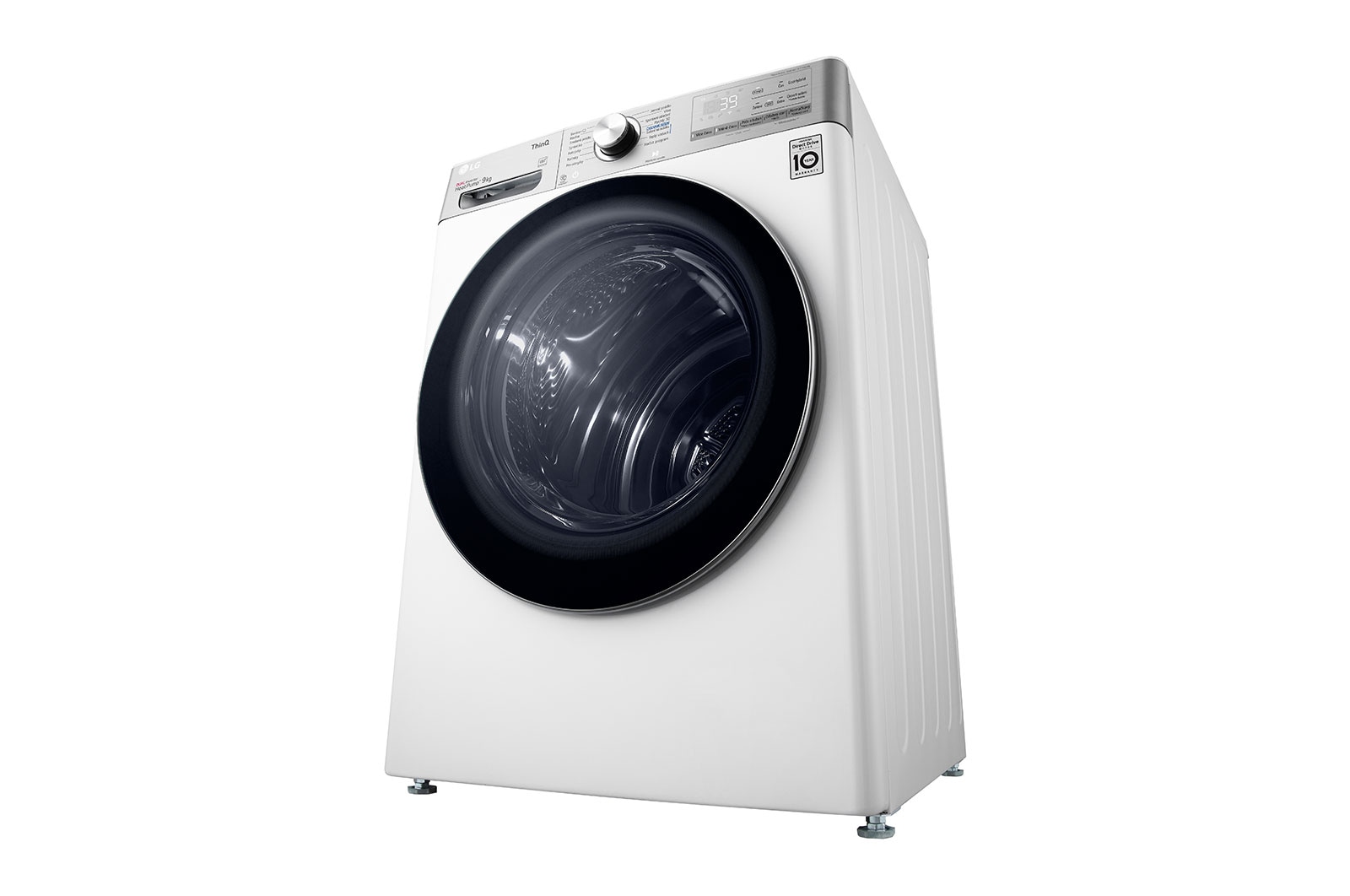 LG Su?i?ka LG | 9 kg | DUAL Inverter Heat Pump? |ThinQ?|Bílá, RC91V9AV2QR
