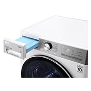 LG Su?i?ka LG | 9 kg | DUAL Inverter Heat Pump? |ThinQ?|Bílá, RC91V9AV2QR
