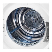LG 9 kg hybridní su?i?ka s tepelnym ?erpadlem, A+++ (v rozsahu A+++ a? D), invertorovy motor, Eco Hybrid? - hybridní su?ení, automatické ?i?tění kondenzátoru, ThinQ? + WiFi, Program Pro alergiky, RC91V9AV2W