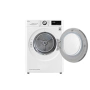 LG 9 kg hybridní su?i?ka s tepelnym ?erpadlem, A+++ (v rozsahu A+++ a? D), invertorovy motor, Eco Hybrid? - hybridní su?ení, automatické ?i?tění kondenzátoru, ThinQ? + WiFi, Program Pro alergiky, RC91V9AV2W