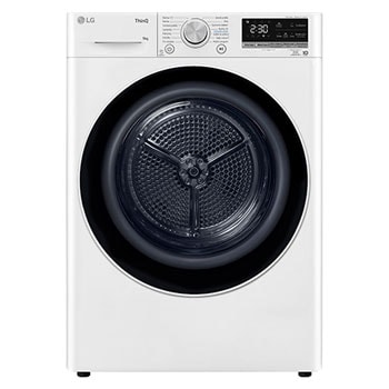 Pohled zep?edu na 9 kg Su?i?ka DUAL Inverter Heat Pump?, Bílá RC91V9AV4N