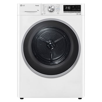 Pohled zep?edu na 9 kg Su?i?ka DUAL Inverter Heat Pump?, Bílá RC91V9AVSN