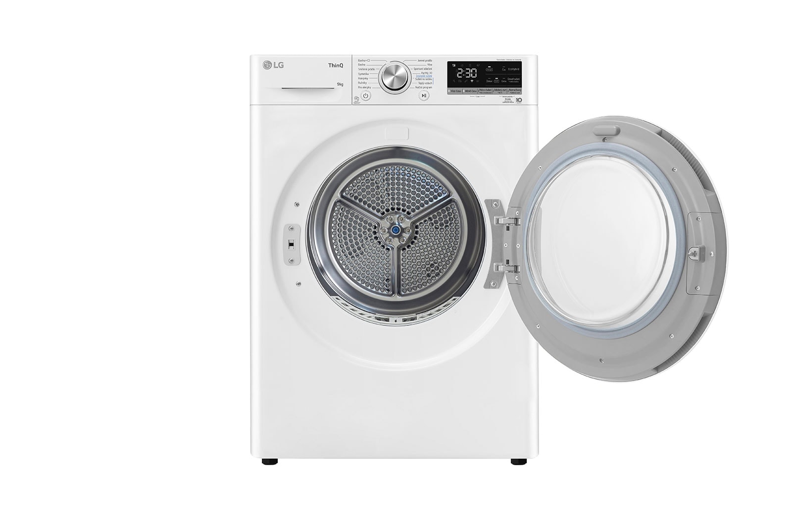 LG Su?i?ka LG | 9 kg | DUAL Inverter Heat Pump? |ThinQ?|Bílá, RC91V9AVSN
