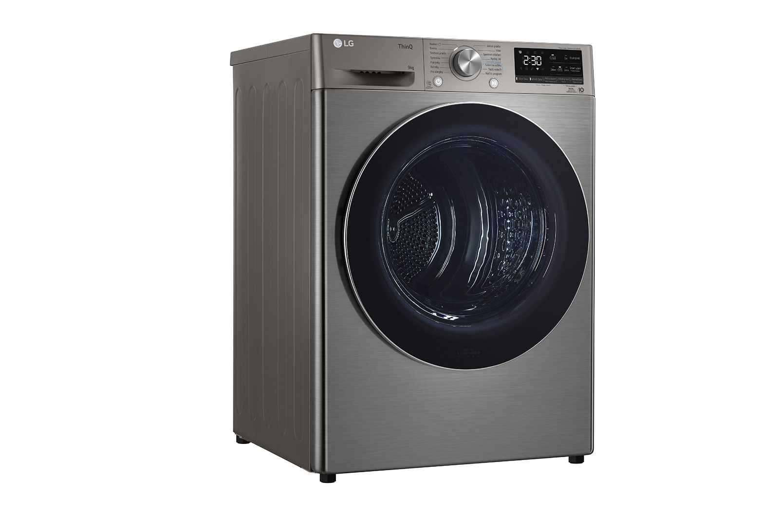 LG Su?i?ka LG | 9 kg | DUAL Inverter Heat Pump? |ThinQ?|St?íbrná, RC91V9EV2N