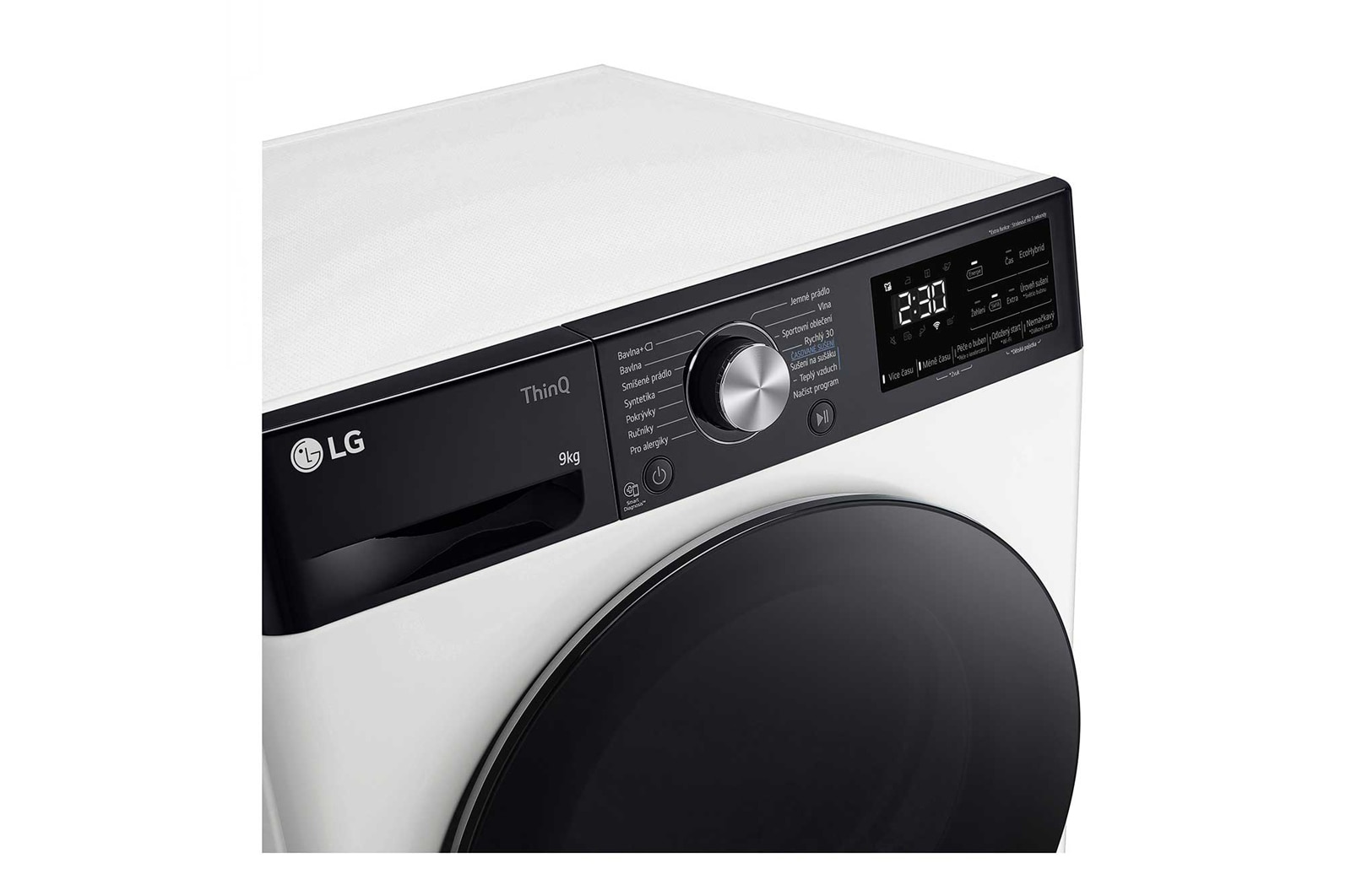LG Su?i?ka LG | 9 kg | DUAL Inverter Heat Pump? |ThinQ?|Bílá, RH91V9LVEN