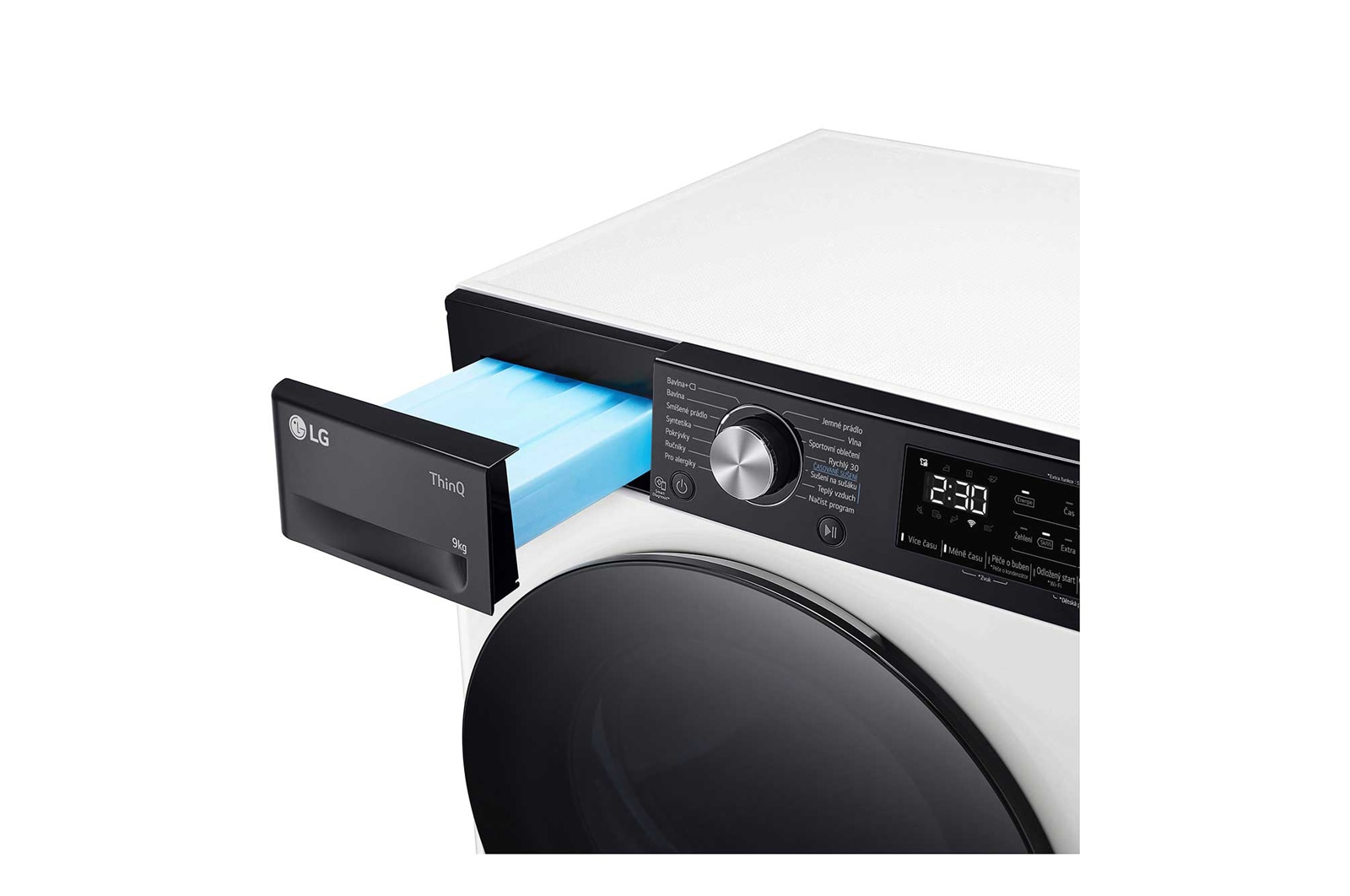 LG Su?i?ka LG | 9 kg | DUAL Inverter Heat Pump? |ThinQ?|Bílá, RH91V9LVEN