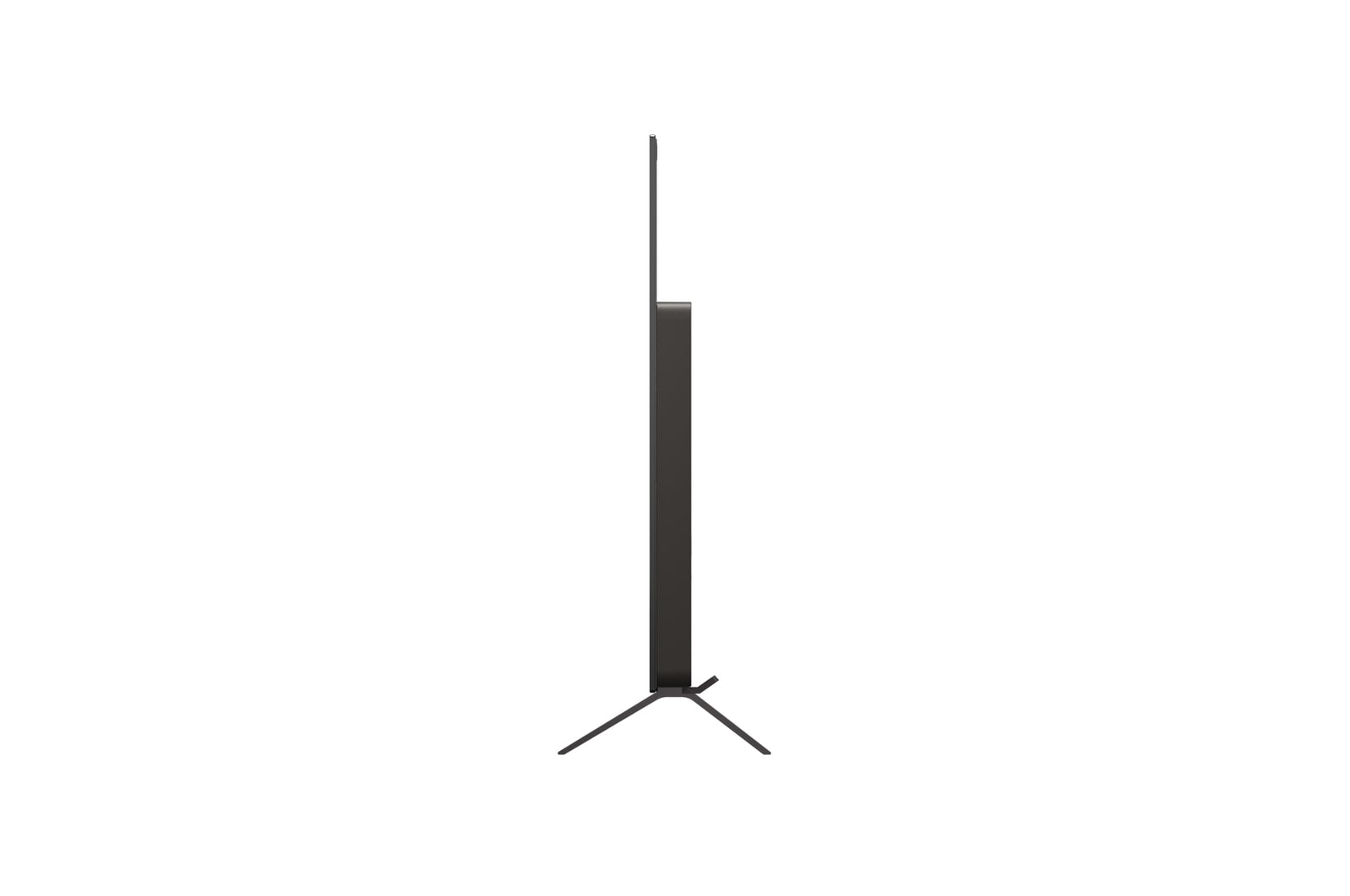 Bo?ní pohled na LG OLED AI B5 4K Smart TV.