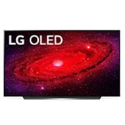 ?elní pohled na 55&#34; LG OLED TV, webOS Smart TV OLED55CX