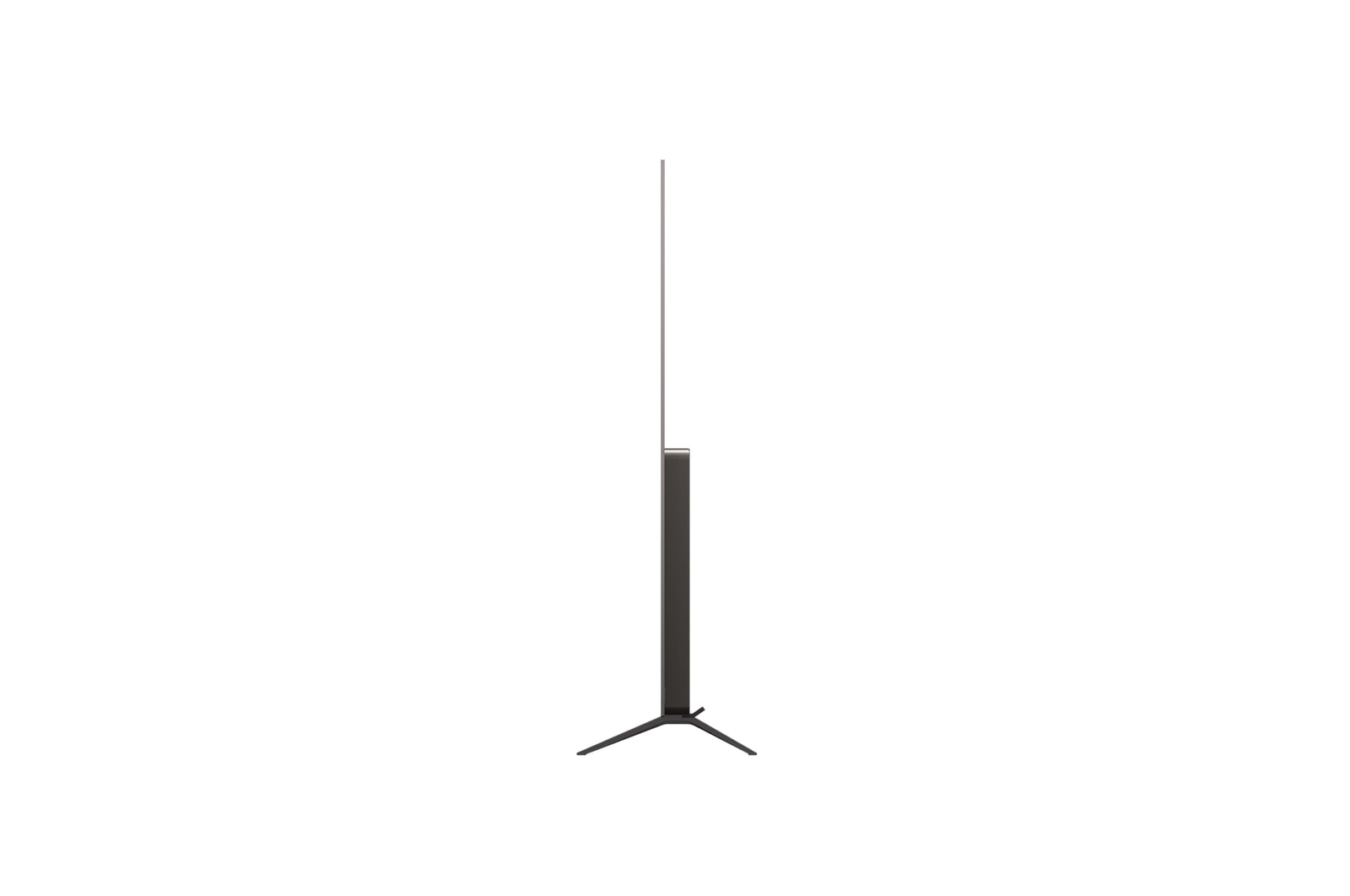 Bo?ní pohled na LG OLED AI B5 4K Smart TV.