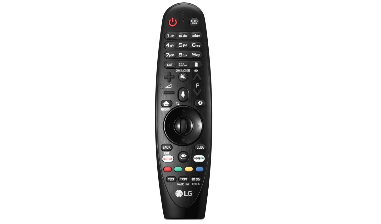 ?elní pohled na Magicky dálkovy ovlada? AN-MR650A pro LG Smart TV AN-MR650A