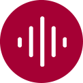 LG TV a LG Soundbar namontované na stěně v obyvacím pokoji a grafika jasnych tvar? po celé místnosti.