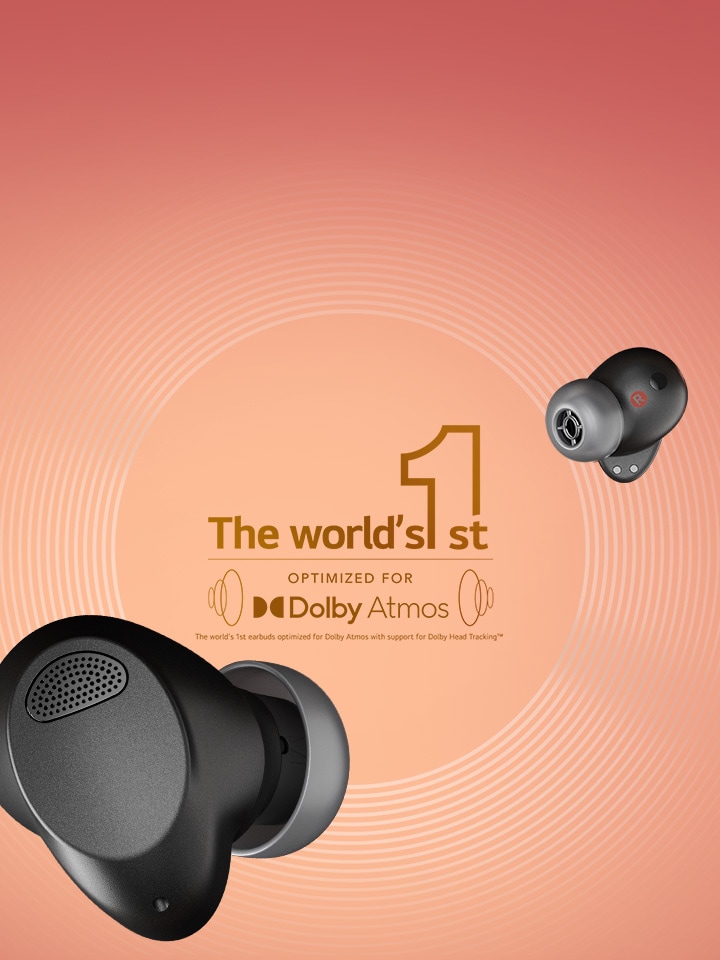 Obrázek LG TONE Free T90S s logem Dolby Atmos uprost?ed