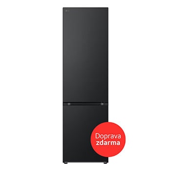 LG Kombinovaná chladni?ka LG | A | 387 l | Smart Invertorovy kompresor | DoorCooling+?, front view, GBV7280AEV