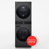 LG WashTower | 12 / 10 kg |1400 ot./min | AI DD? | TurboWash?360°|?erná/?edá