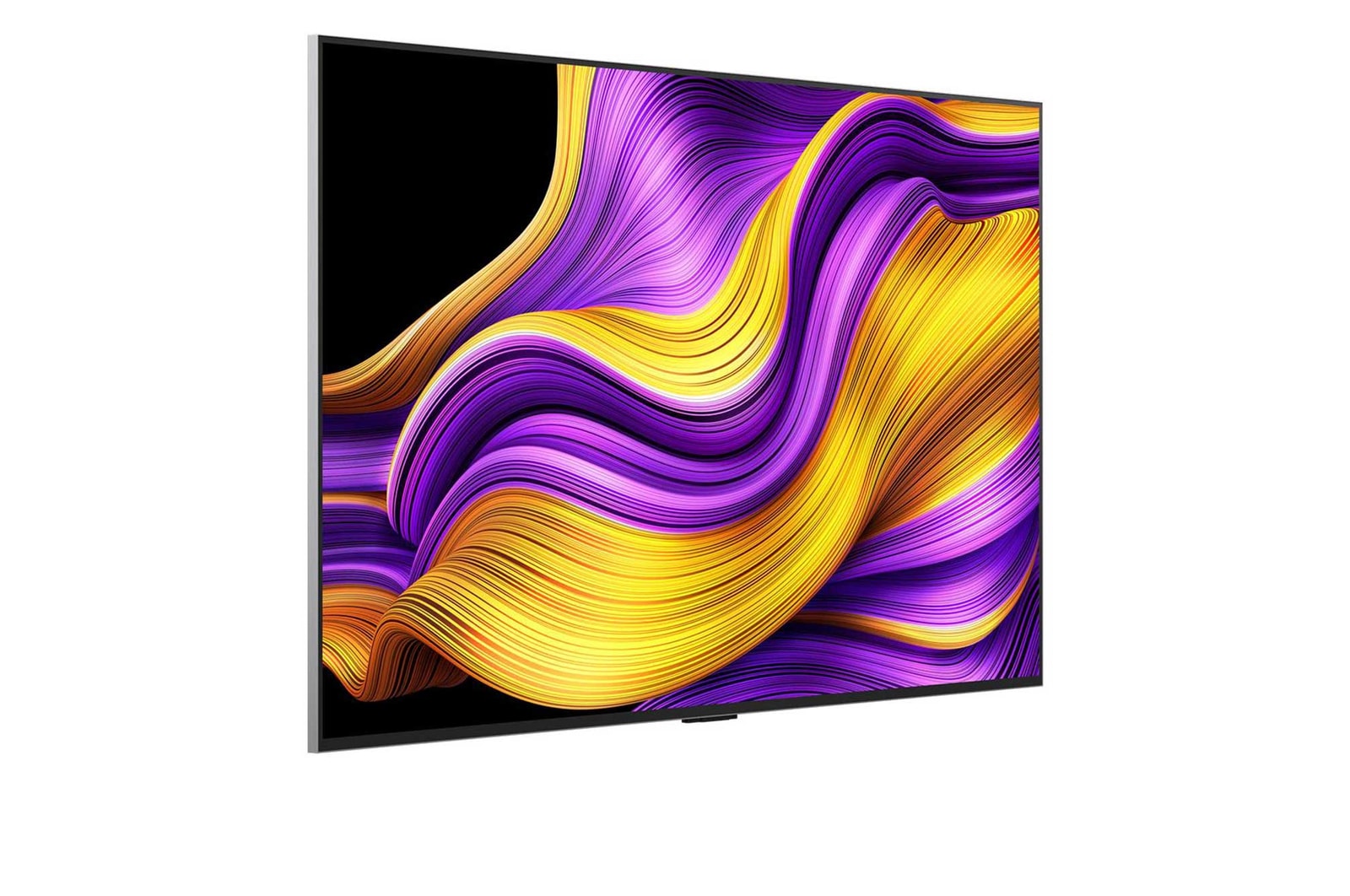 Left-facing side view of LG OLED evo AI G5 4K Smart TV.