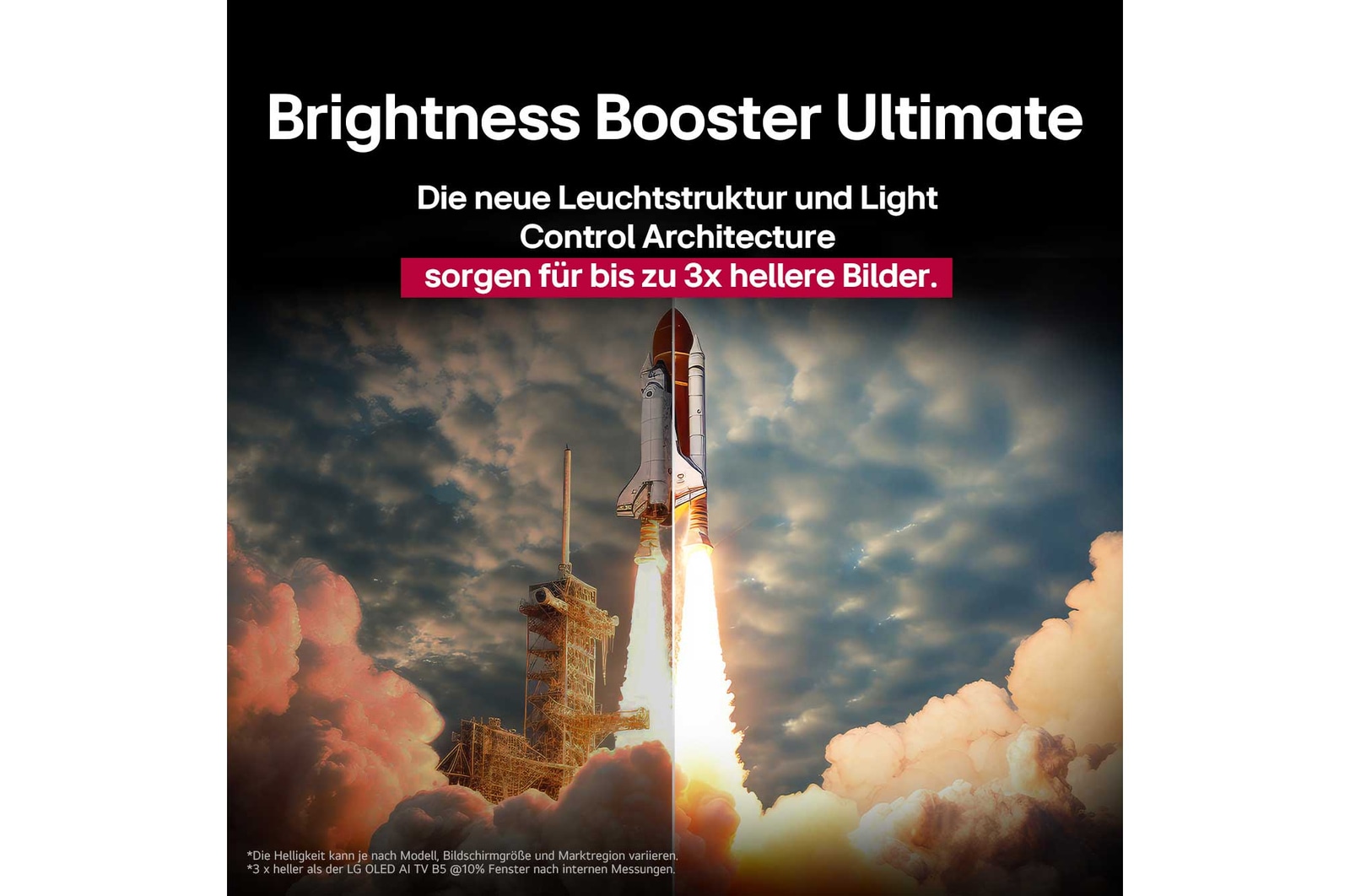Auf dem Bildschirm eines LG OLED-Fernsehers befindet sich die webOS 25-Startseite, die mit Apps und Unterhaltungsinhalten gefüllt ist. Neben dem Fernseher befindet sich die LG AI Magic Remote-Fernbedienung. Der AI Button ist hervorgehoben, als ob sie durch die Stimme des Benutzers aktiviert wurde. Daneben befindet sich eine Sprechblase, die auf "Mein Profil" umschaltet. Der kurze Text erkl?rt, wie Nutzer nun ihre Stimme mit ihrem pers?nlichen Profil synchronisieren k?nnen, um eine einfachere Navigation und personalisierte Empfehlungen zu erhalten.