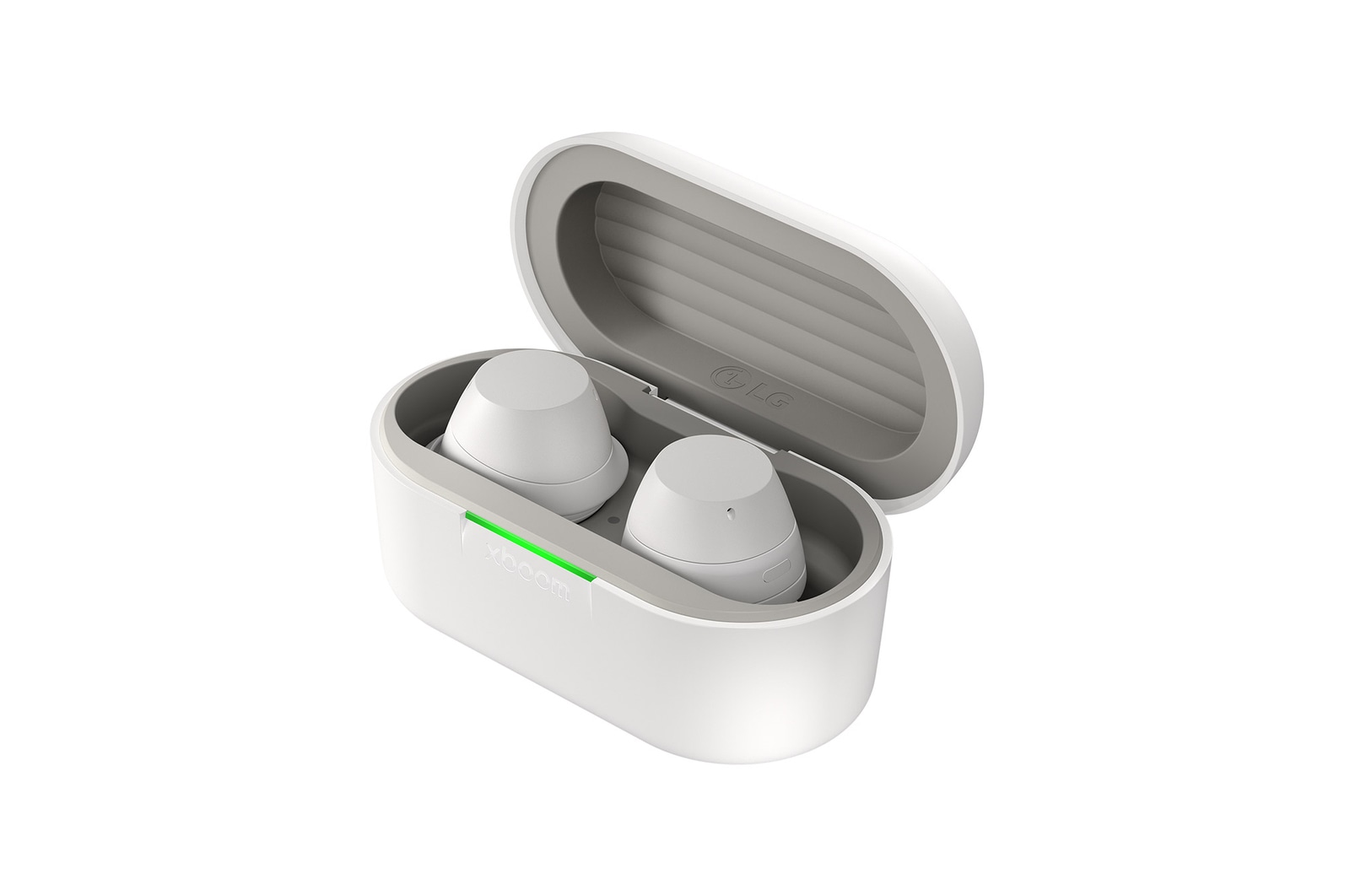 LG xboom Buds von will.i.am | Bluetooth-Ohrh?rer | xboom Signature Sound mit Graphen-Treiber, xboom Buds white